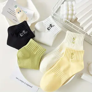 5 pairs of Easter Bunny socks, comfortable and minimalist socks, women's stockings and stockings