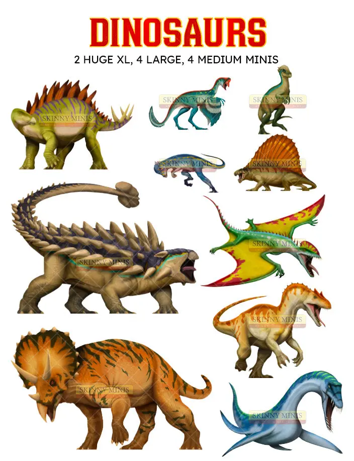 Dinosaurs Skinny Minis
