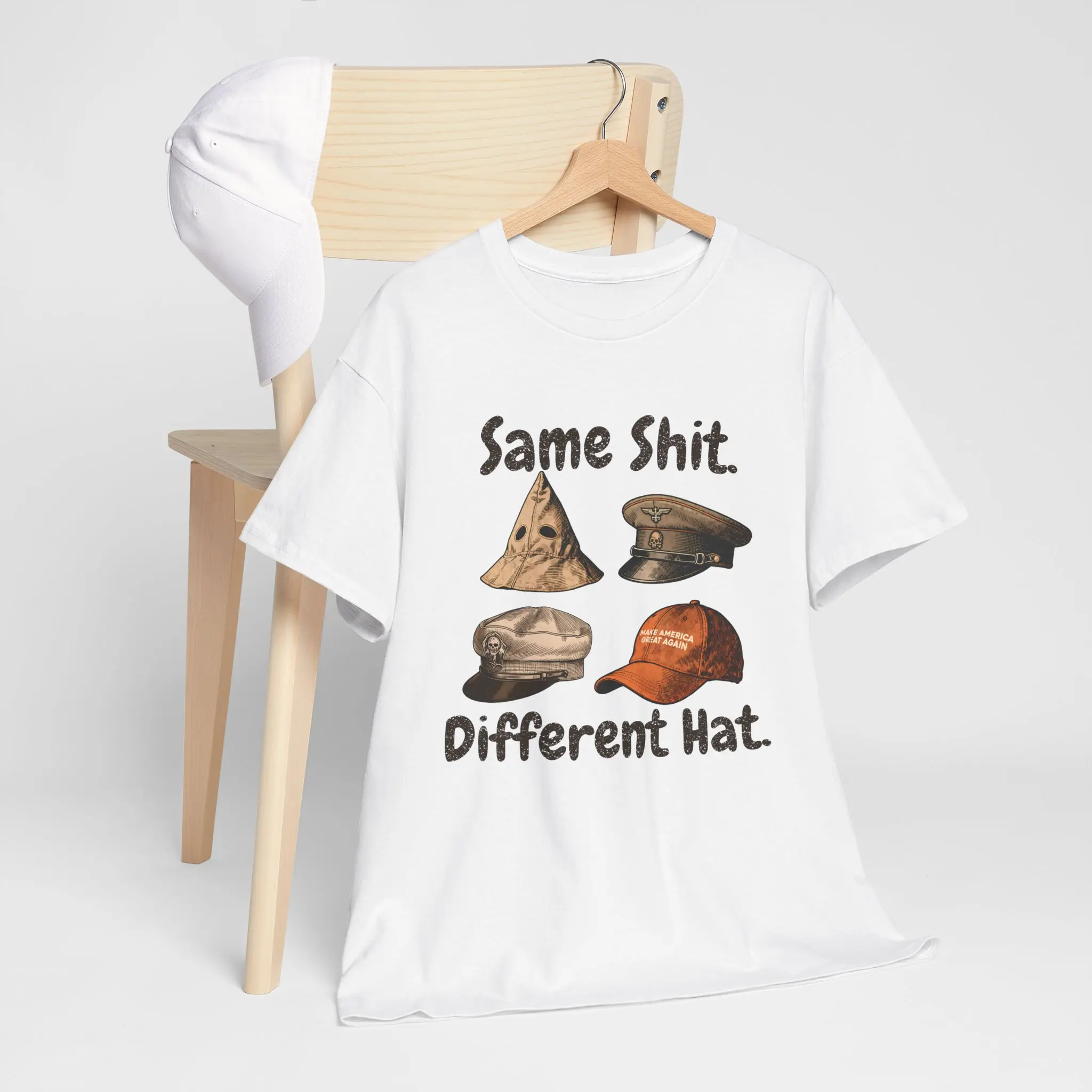 Funny Graphic Tee: Same Shit, Different Hat, Humor Shirt, Gift for Friends, Casual Wear, Unisex T-Shirt, Everyday Comfort