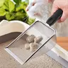 1PCS Stainless Steel Silver Cat Litter Scoop - 3.8mm Sturdy Mesh Hole Sifter, Long Reach Handle, Deep Wide Scoop, Clumping Fast Pickup, Litterbox Tool, All Litter Types, Rabbit & Reptile Use, Mid-Year Sale Restock