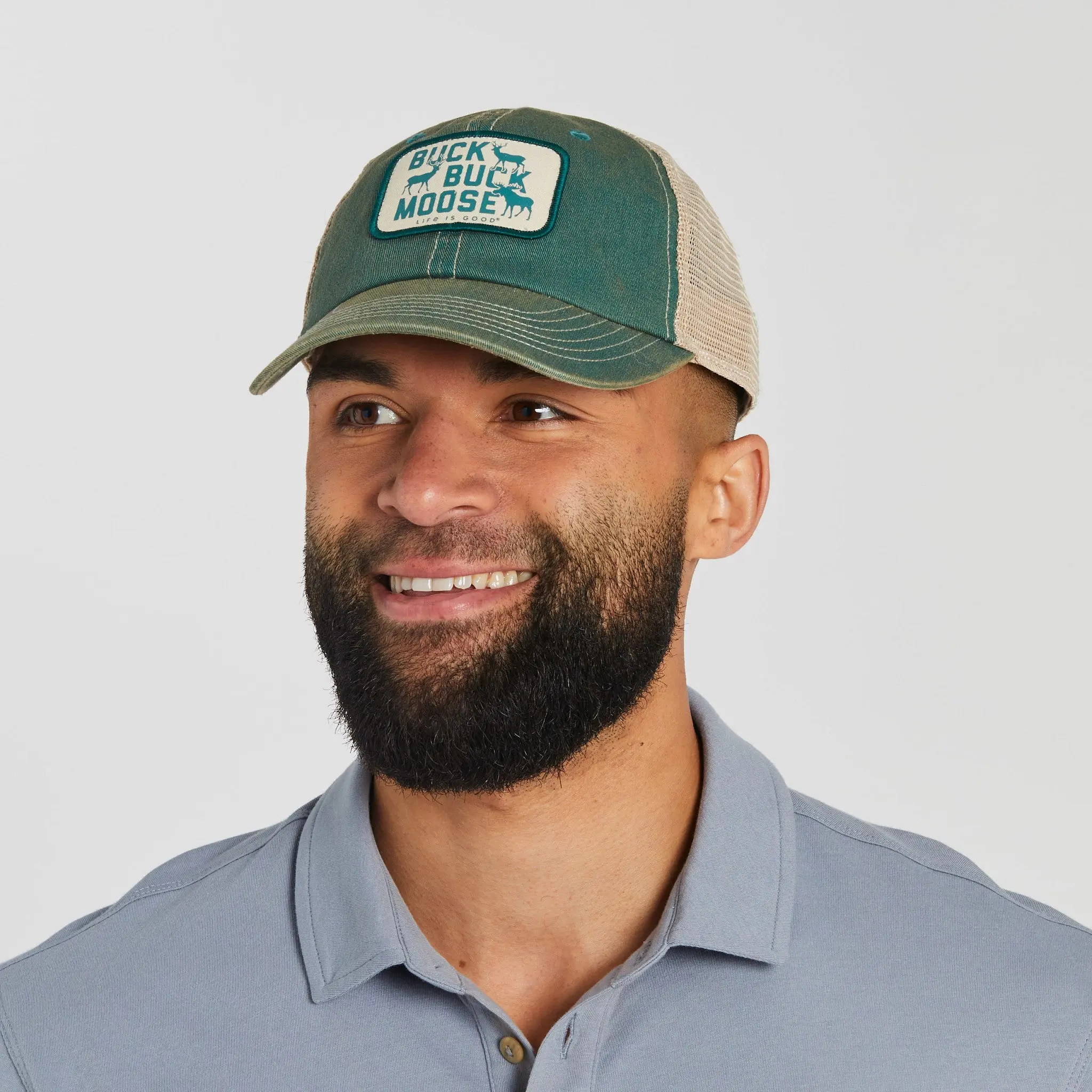 Adult Unisex Buck Buck Moose Old Favorite Mesh Back Cap