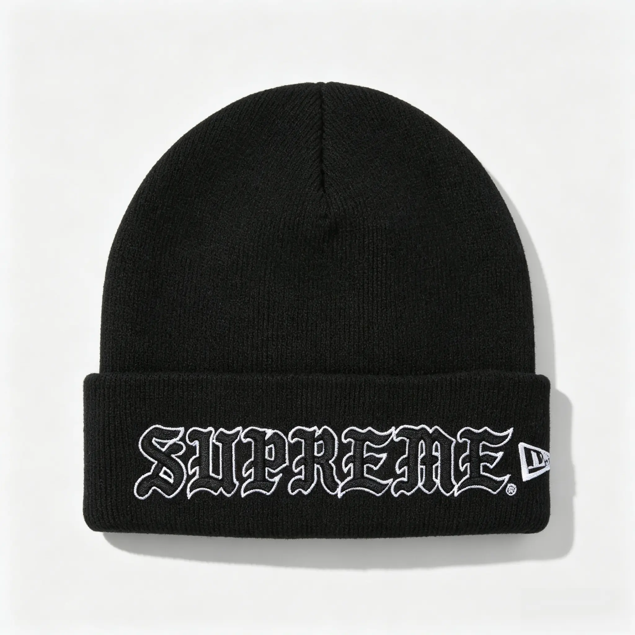 Supreme Black Knit Beanie SUP-FW25-1066, FW25 Fall Winter Collection Streetwear Hat Supreme Black Knit Beanie SUP-FW25-1066, FW25 Fall Winter Collection Streetwear Hat