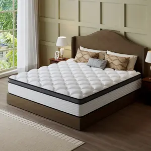 Queen Size Mattress Independent Pocket Coil Memory Foam 10 12 14 Inches Boxed Compressed Delivery Twin Full King Sizes