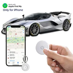 Car GPS Tracker, Portable Mini Tracker for Elderly, Children and Pets, Hidden GPS Tracker with Waterproof Device, Anti-lost Device, Global Coverage Location Tracker, Compatible with Apple Find My (iOS Only), Compatible with Apple iPhone