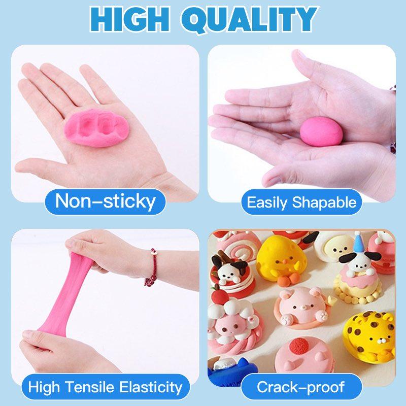 Air Drying Clay Set - Ultra Light Carving Tool for DIY Crafts & Novelty Toys, Ideal for Creative Fun