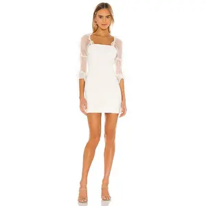 Amanda Uprichard Tia Dress in Ivory