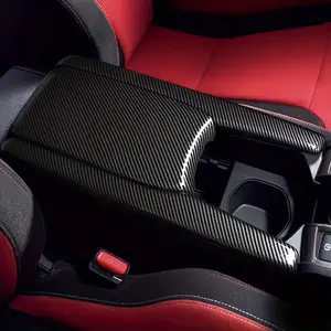 Car Center Console Box Cover, 3 Counts Car Interior Accessories for Honda 2016-2021, Center Armrest Box Cover Trim Cover Interior Car Decoration Supplies, Car Accessory, Car Interior Kit(Sheet)