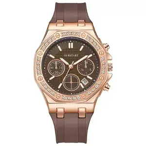 Fashionable new quartz watch hot selling waterproof luminous women's watch