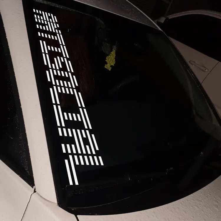 Antisocial JDM 22 Inch Vinyl Decals – UV Resistant & Waterproof for Cars, Laptops and More
