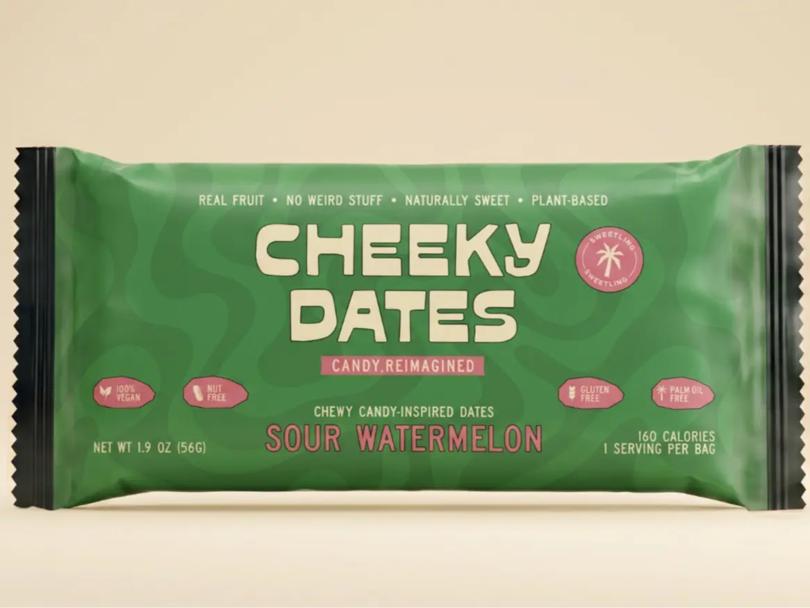 3 Pack Cheeky Dates Sour Watermelon Candy