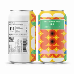 Collective Arts IPA Non-Alcoholic Beer, 12 fl. oz.