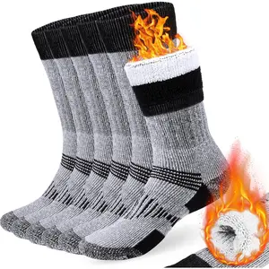 Merino Wool Socks for Men and Women Warm thermal Boot Hiking Socks 3 PairsGift