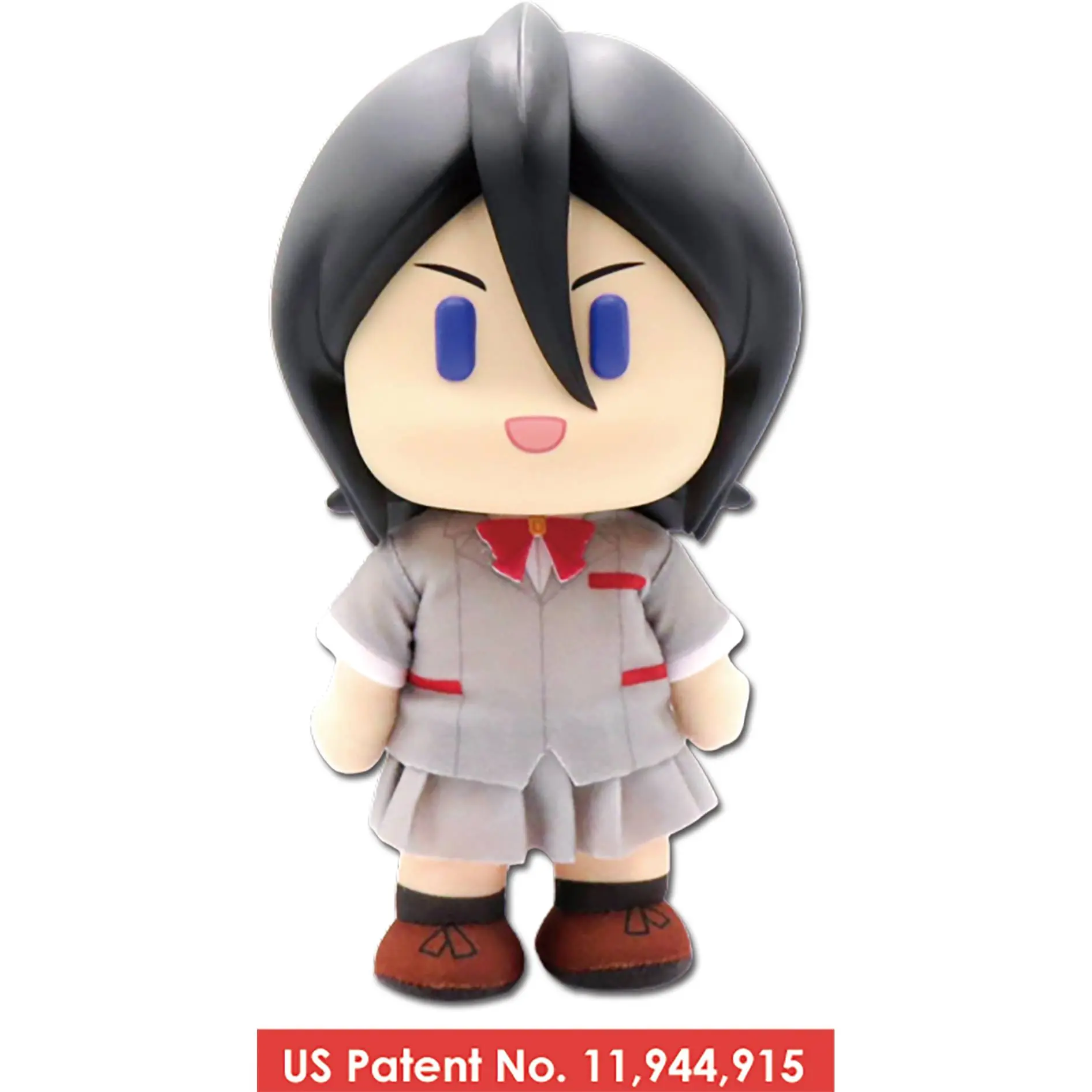 Bleach - Rukia Kuchiki (School Uniform) Figurekey Plush 8" H