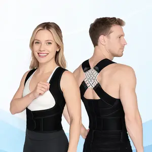 Posture Corrector for Women and Men,Adjustable Shoulder Straightener,Back Support Brace,Upper Spine scoliosis, hunchback Large