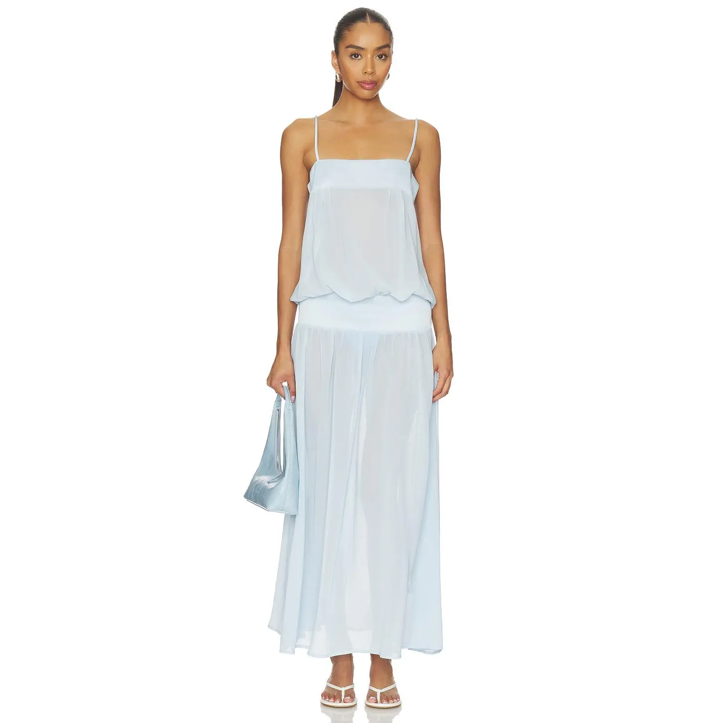 orange floral maxi dresses Very J Twist Front Floral Maxi Dress