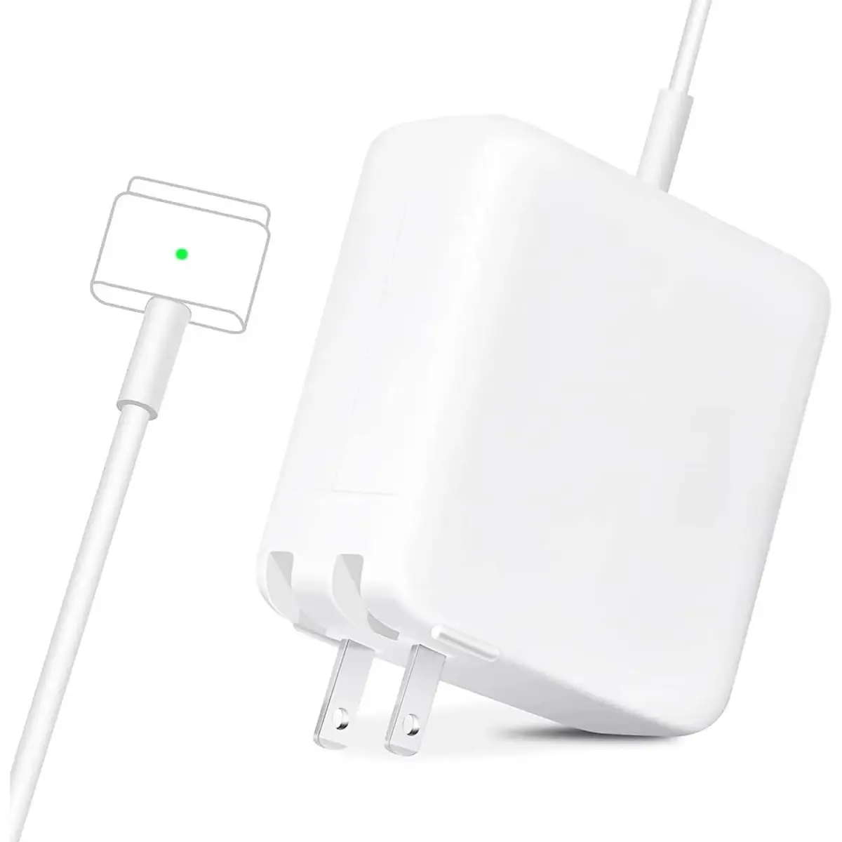 45W T-Tip Computer Accessories Power Adapter - Copper Core, Compact Design, 2-Pin Wall Charger, Better Conductivity, T-Tip Plug for 11-in, 13-in MacBook Air (2012-2017)