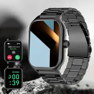 New Fashion 2026 Wireless Calling Smartwatch with Health Tracker, Multiple Sports Modes, Voice Assistant, Music Control, Compatible with iPhone & Android Fashionable