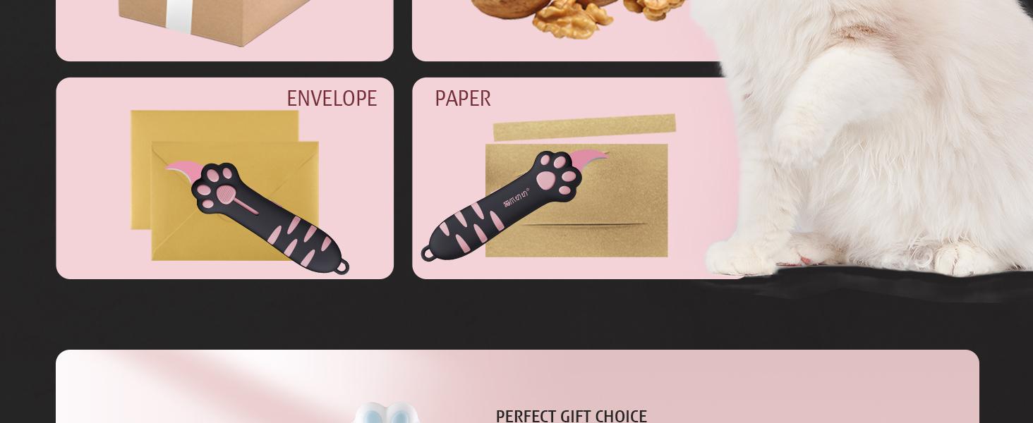 Meowkit Cat Paw Box Opener | Perfect Gift for Unboxing, Journaling & Snacks