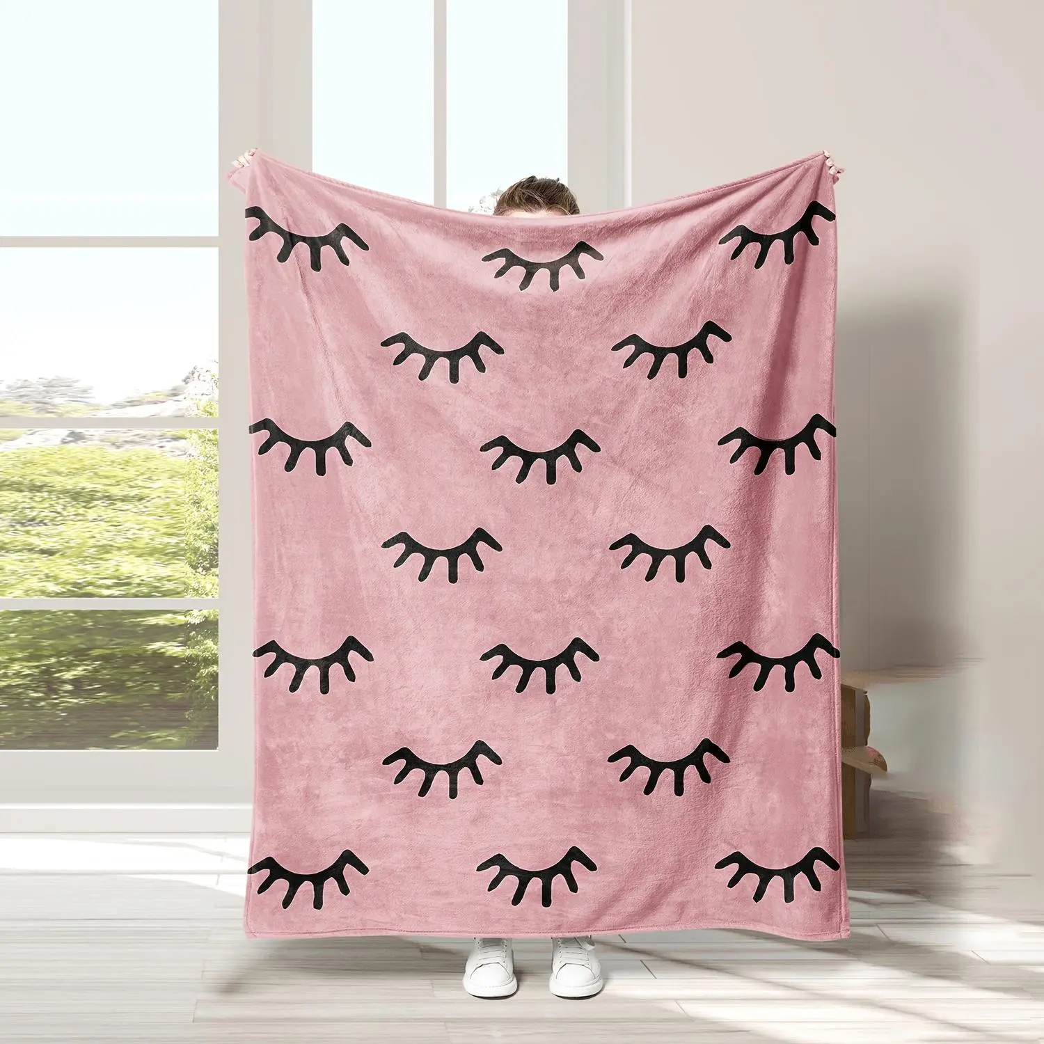 1pc of Soft and Comfortable Flannel Blanket - Vacation Blanket, Gift Blanket, Outdoor Camping Blanket, Beach Blanket, Living Room Sofa Blanket, Pet Blanket, Office Blanket, Decorative Blanket - Suitable for All Seasons - Perfect for Him/her