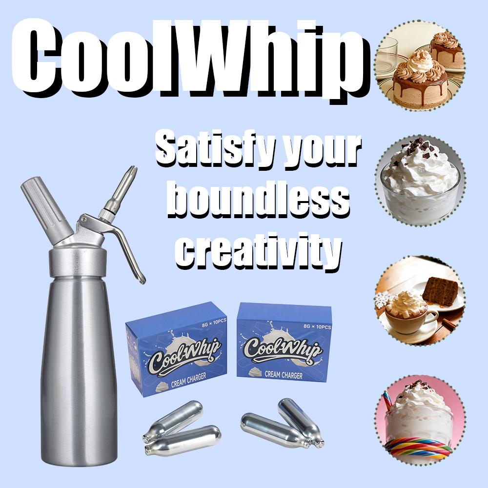 Hestselling 5 case 10PCS/case CoolWhip Cream Charger Dispenser Gas