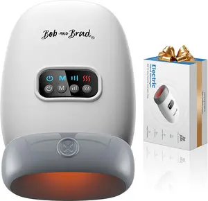 BOB AND BRAD Hand Massager with Heat and Compression, Pain Relief, Shiatsu Hand Massager for Arthritis and Carpal Tunnel,Pain Relief from Wrist to Palm and Finger, FSA and HSA Eligible,102.2-113°F(39-45°C),3 Intensity Levels