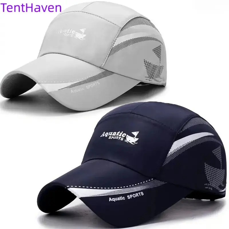 2026 2-pack summer sun protection hat ultra-thin golf men's and women's tennis fishing quick drying hat duckbill hat