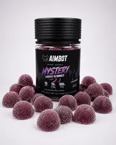 Aimbot Energy Boost – Energy Gummies – Focus & Fuel | 1,000mg Caffeine + Nootropics | Power-Packed Caffeine Gummies Fruit Flavor