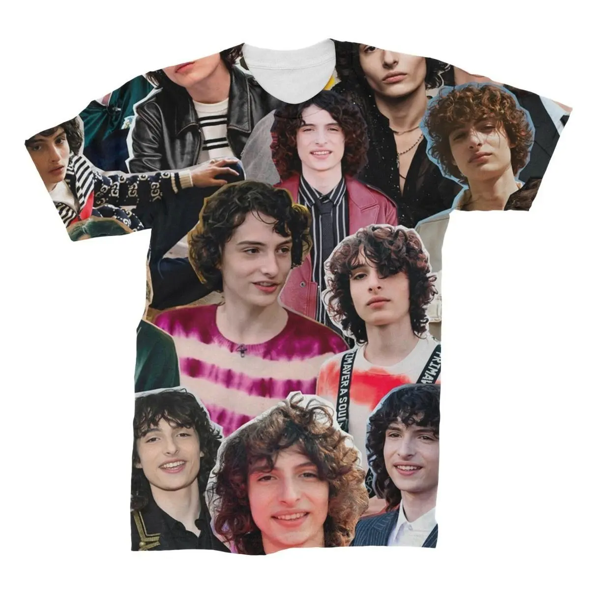 Finn Wolfhard Vintage Portrait Graphic T-Shirt, Actor Musician Fan Tee, Alternative Pop Culture Apparel, Collector Gift T080824