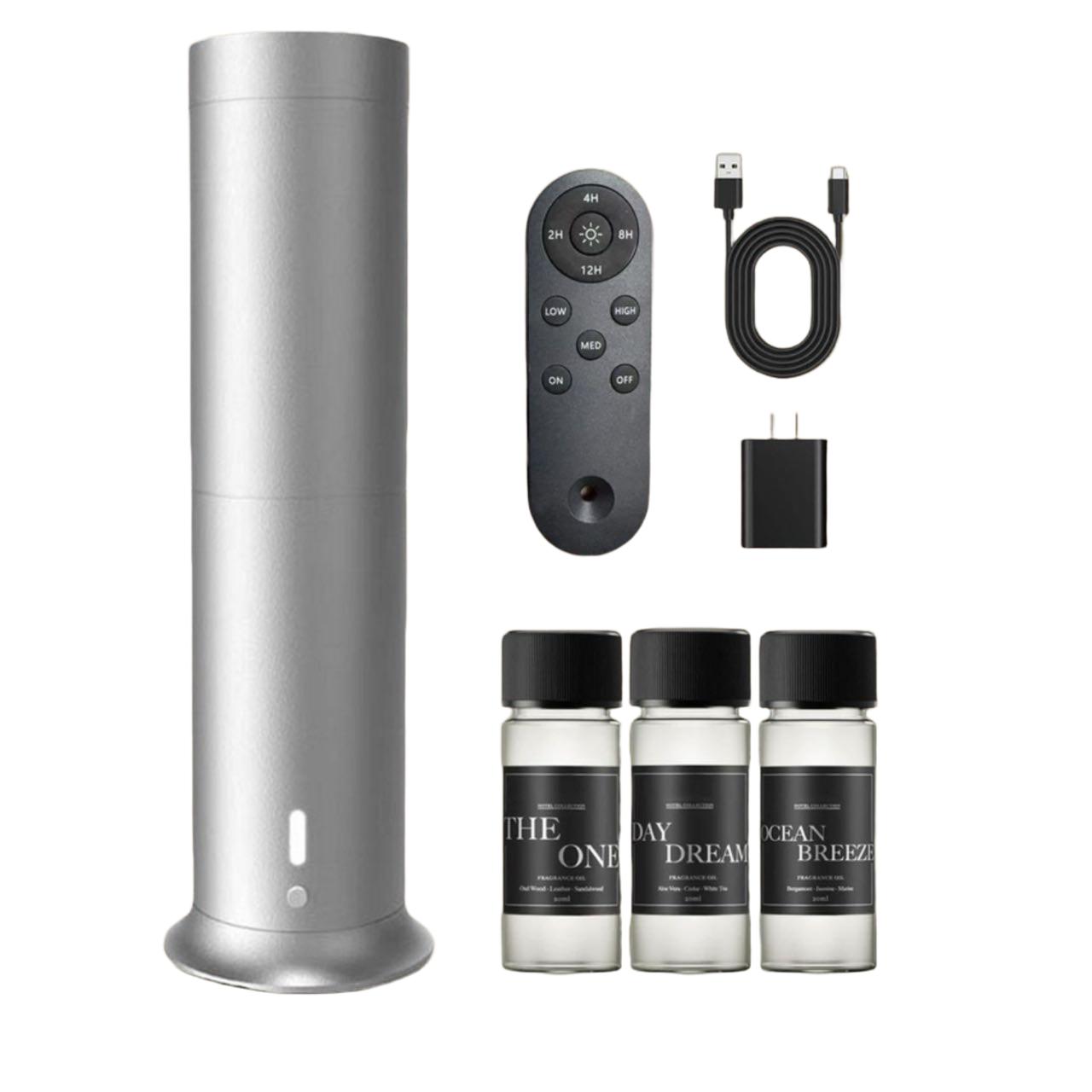 Wireless Essential Oil Diffuser 1000 Sq Ft Coverage 8H Battery USB Charging Auto Off Timer Compact Portable for Travel or Desk with Remote Control and Eco Friendly Build