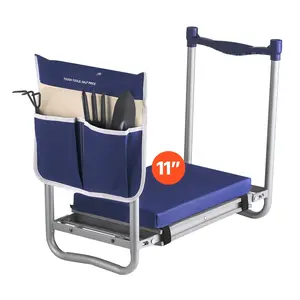 Garden Kneeler And Seat With 11-Inch EVA Pad, 2-In-1 Folding Garden Kneeling Stool, Heavy-Duty Anti-Slip Frame For Comfort, Dual-Function Outdoor Gardening Tool For Weeding, Planting, And Easy Storage