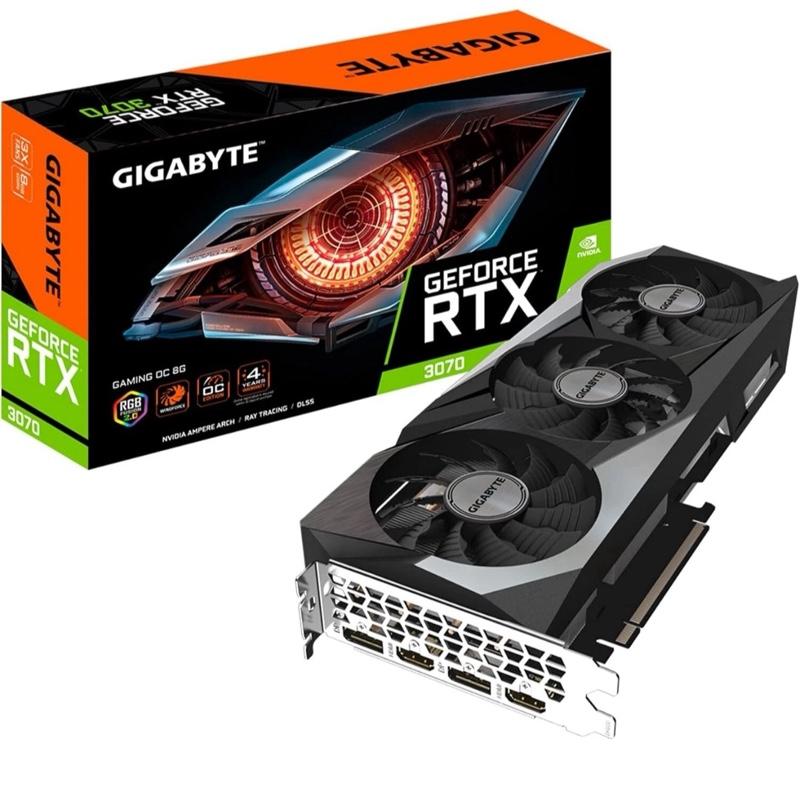 Gigabyte GeForce RTX 3070 Gaming OC 8GB GV-N3070GAMING OC-8G High Performance Graphics Card with RGB Lighting