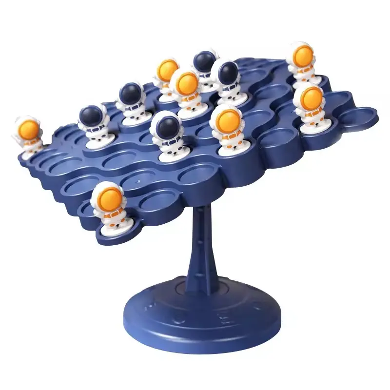 Astronauta Juego de Equilibrio - Tabletop Game with Colorful Characters and Round Design