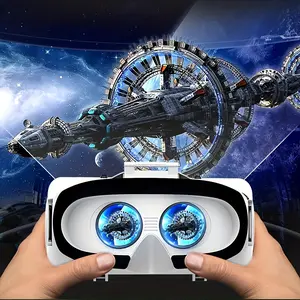 Premium 3D VR Headset, Immersive VR Devices for Movies, Gaming - Ideal for Family Entertainment