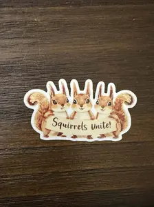 Squirrels UNITE! sticker (1piece)