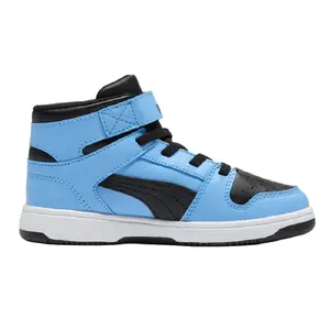 Little Kid's Puma Rebound Layup RCL V PS Team Light Blue-Puma Black (403063 02)