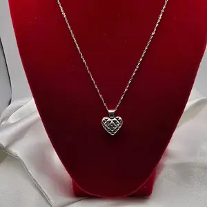 Sterling Silver Heart Necklace