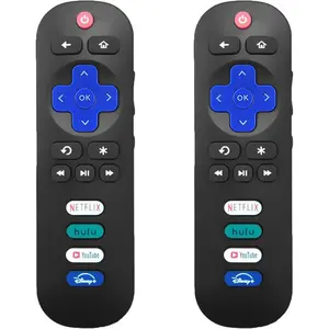 [2 Pack ] Replacement Remote Control for Roku TV, Compatible for TCL/Hisense Roku/Onn Roku/Sharp Roku/Element Roku/Westinghouse Roku/Philips Roku/Insignia Roku Smart TVs (Not for Roku Stick and Box)-USA