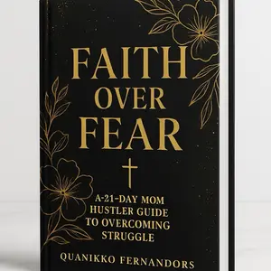 Faith Over Fear Ebook A 21 Day Mom Hustler Guide to Overcoming Struggle by Quanikko Fernandors