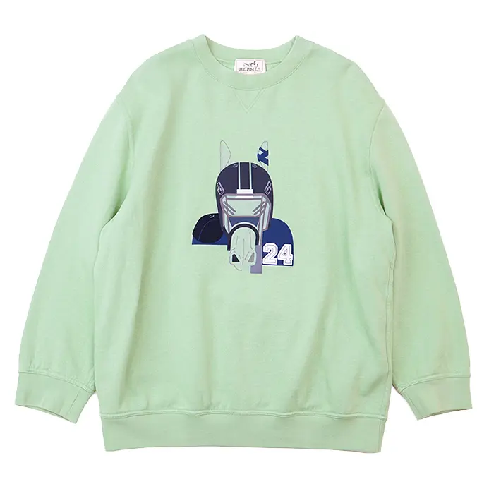 Pre-owned HERMÈS Cotton Small Leather Goods Hermes Sweatshirt