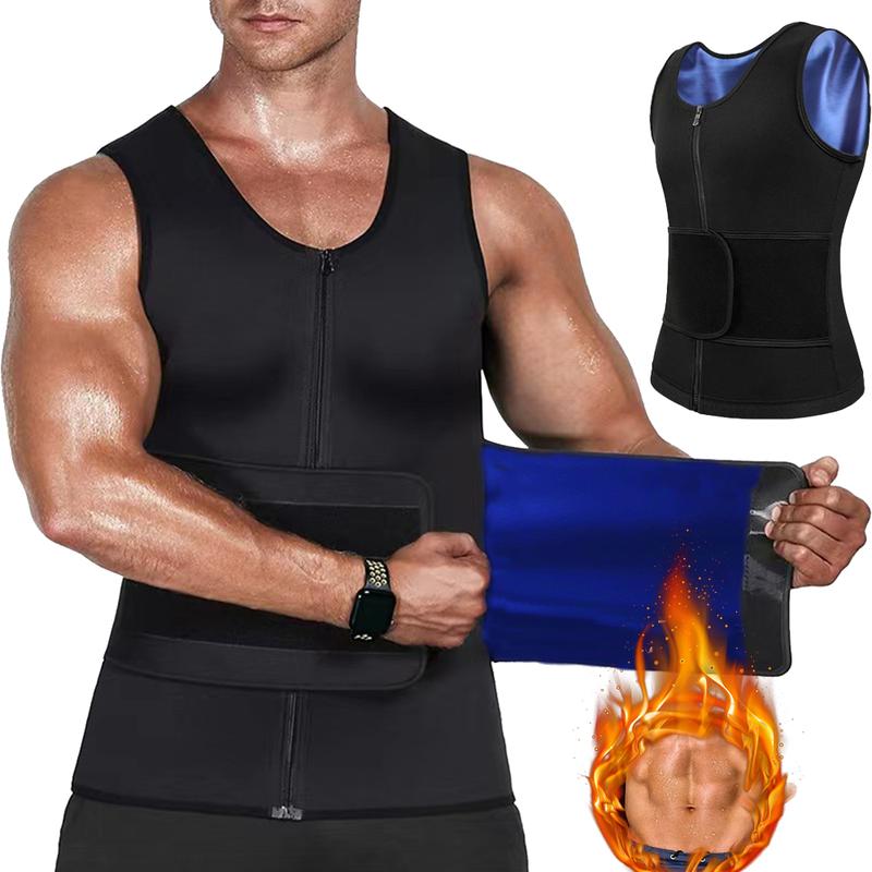 Men Body Shaper Sauna Sweat Vest Workout Tank Top Abdomen Reducer Waist Trainer Belly Shapewear with Zipper Compression Garment Compression Shirt Activewear Men Body Shaper Sauna Sweat Vest Workout Tank Top Abdomen Reducer Waist Trainer Belly Shapewear with Zipper Compression Garment Compression Shirt Activewear