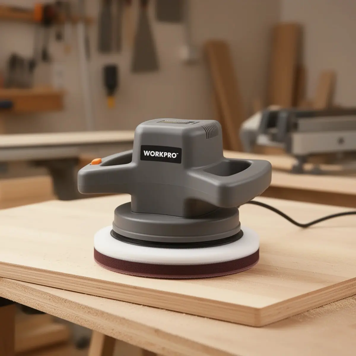 WORKPRO 2206944 10 in. Random Orbital Polisher, Power Tool with
