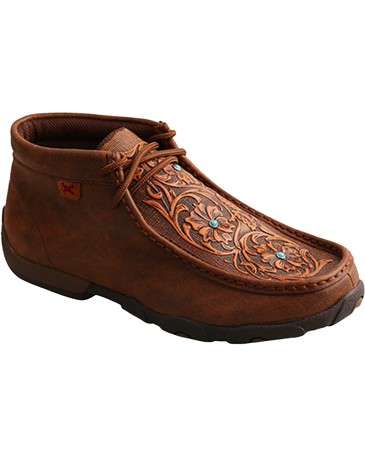 Twisted X Women's Women'S Tooled Chukka Driving Mocs - Wdm0081