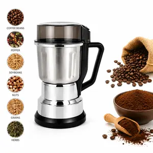(Large Size)  Multifunctional Electric Grinder with US Plug 300W | Compact & Easy to Clean, ”“fast”“all-in-one,  Multifunctional Electric Grinder | Coffee Bean & Grain Grinder for Home, Sleek Electric Grinder  Coffee Beans & Grains  High-Power