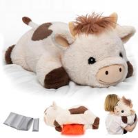 Classic Weighted Cow Plush 