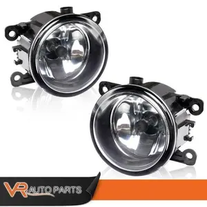 1Pair Fog Lights Lamp Clear w/ H11 Bulb Fit For Acura Honda Ford Nissan Suzuki