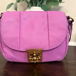 Pre-owned Chloé leather Crossbody Bags Chloe Ellie Purple Crossbody