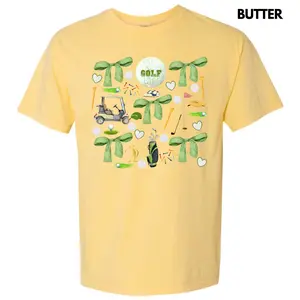 Golf Day Collage Comfort Colors T-Shirt 'NLB'