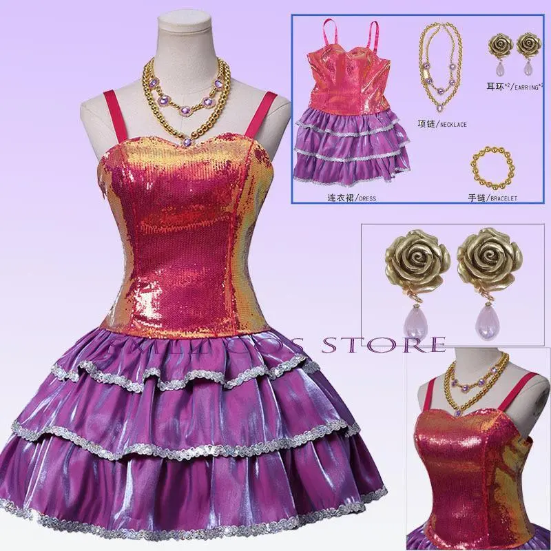 Movie Barbi Cosplay Life in the Dreamhouse Cosplay Princess Barbi Dress Lolita Outfit Halloween Costumes Outfit for Woman Girl
