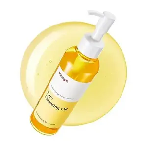 [ma:nyo] Pure Natural Cleansing Oil - Gently Dissolves Makeup & Unclogs Pores, Nourishing Facial Oil Cleanser for Sensitive Skin, Korean Skin Care, 200ml (6.76 fl oz)