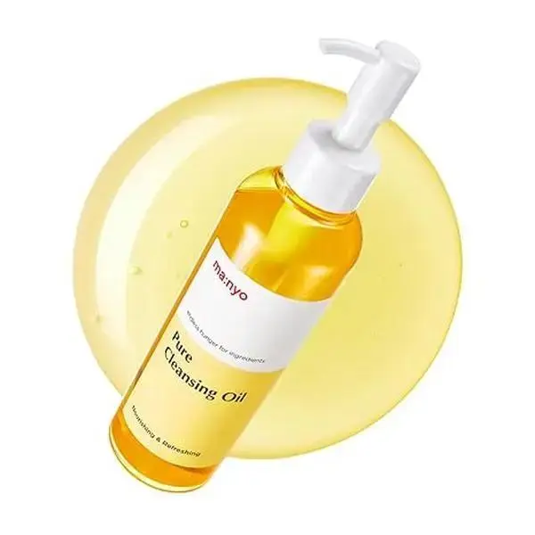 [ma:nyo] Pure Natural Cleansing Oil - Gently Dissolves Makeup & Unclogs Pores, Nourishing Facial Oil Cleanser for Sensitive Skin, Korean Skin Care, 200ml (6.76 fl oz)